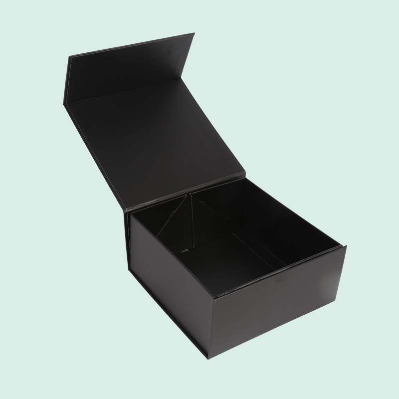 High quality folding magnetic box with UV logo  luxury customized paper box ipack box 6