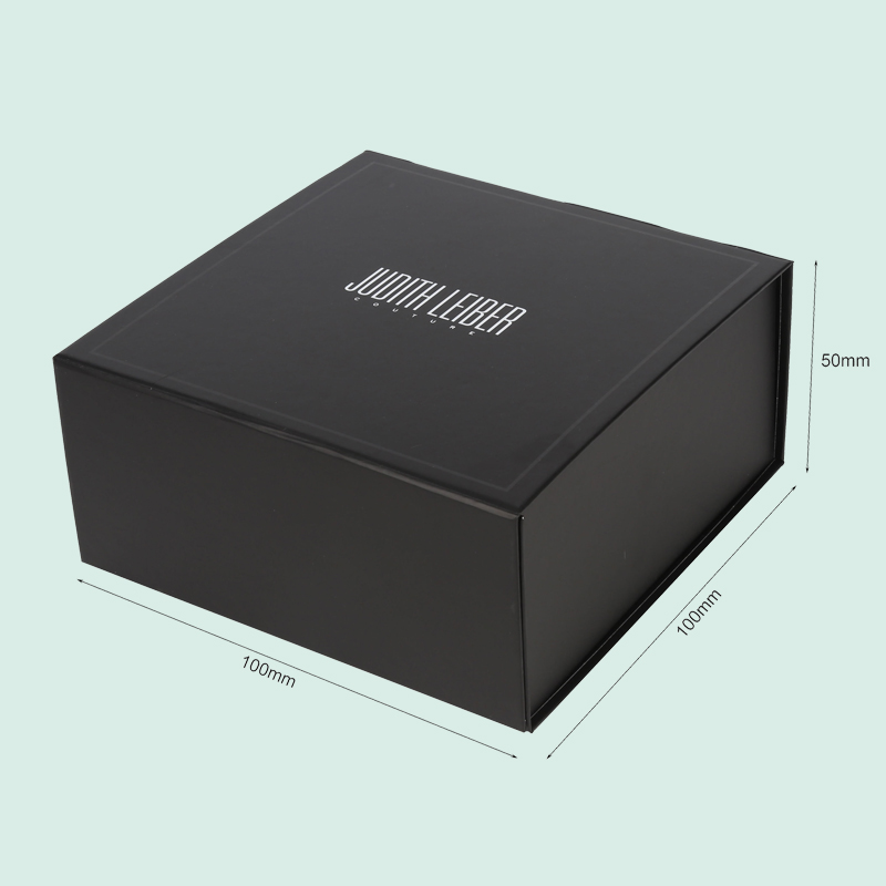 High quality folding magnetic box with UV logo  luxury customized paper box ipack box 1
