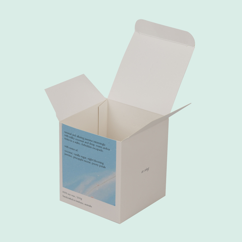 Wholesale custom candle box bottom auto-lock paper card box from IPACK manufacturer 2