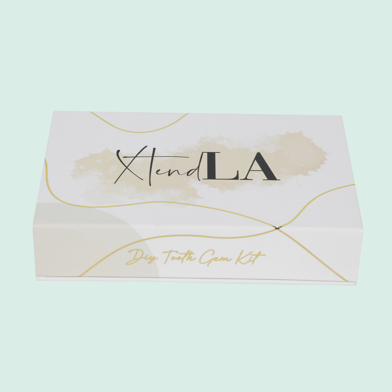 Customized luxury color design magnetic gift box with beauty products 3