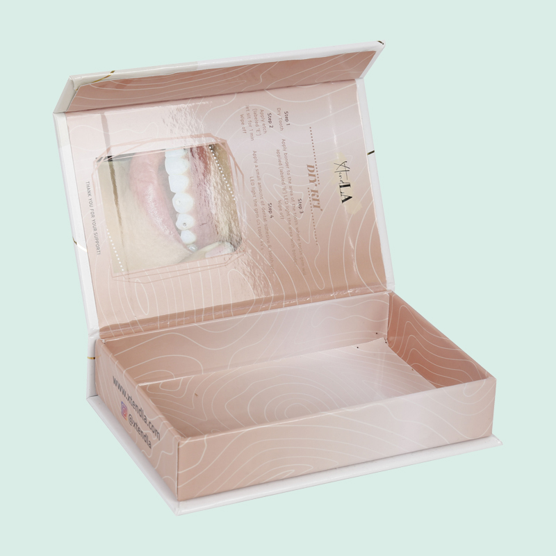 Customized luxury color design magnetic gift box with beauty products 7