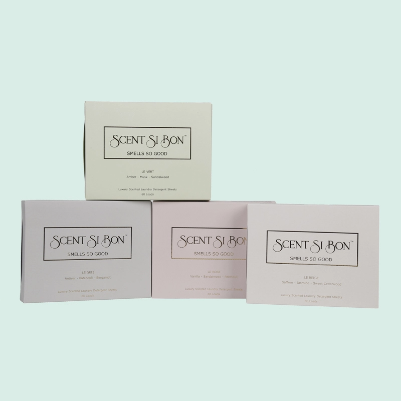 Wholesale custom colorful  drawer box thin paper card box for laundry detergent sheet from IPACK 1