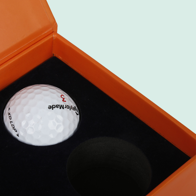 Customized luxury magnetic box black gift golf box  package golfbox insert Ipack box 4