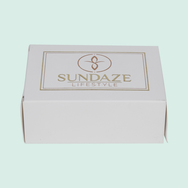 Wholesale custom soap box thin paper card box with gold stamping logo from IPACK 4