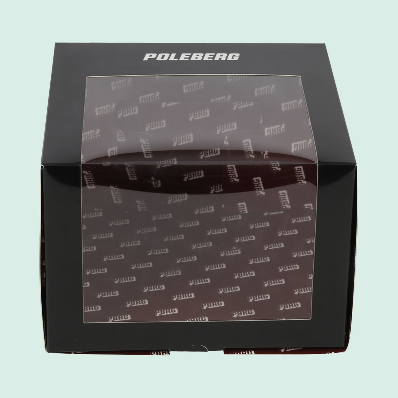 Wholesale custom boxes hat box with your design cap box with clear window from ipack box 3