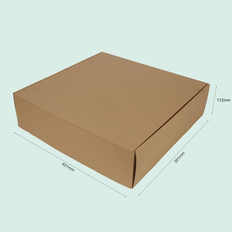 Eco-friendly custom size kraft mailer shipping box foldable corrugated mailer box from IPACK factory 1