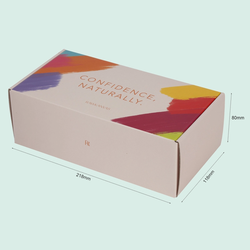 Custom wholesale colorful printing mailer box foldable branded shipping boxes from IPACK 1