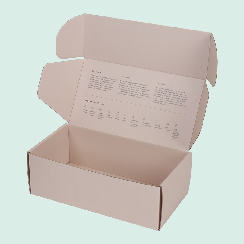 Custom wholesale colorful printing mailer box foldable branded shipping boxes from IPACK 6
