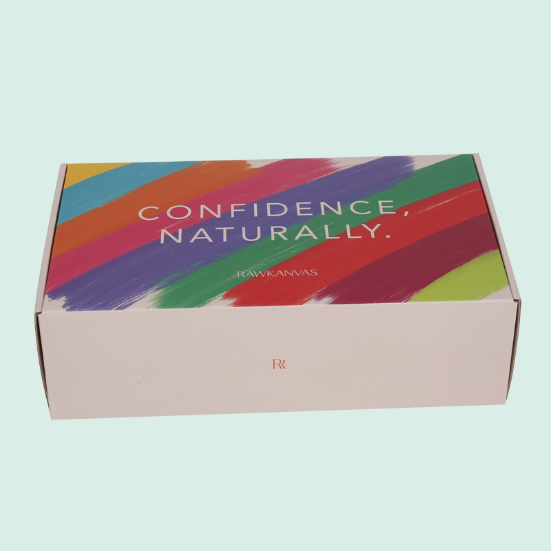 Custom wholesale colorful printing mailer box foldable branded shipping boxes from IPACK 2