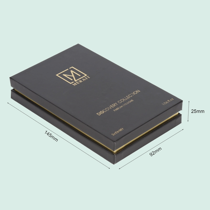 Custom foil stamping logo luxury perfume boxes perfume packaging boxes from Ipack box 1