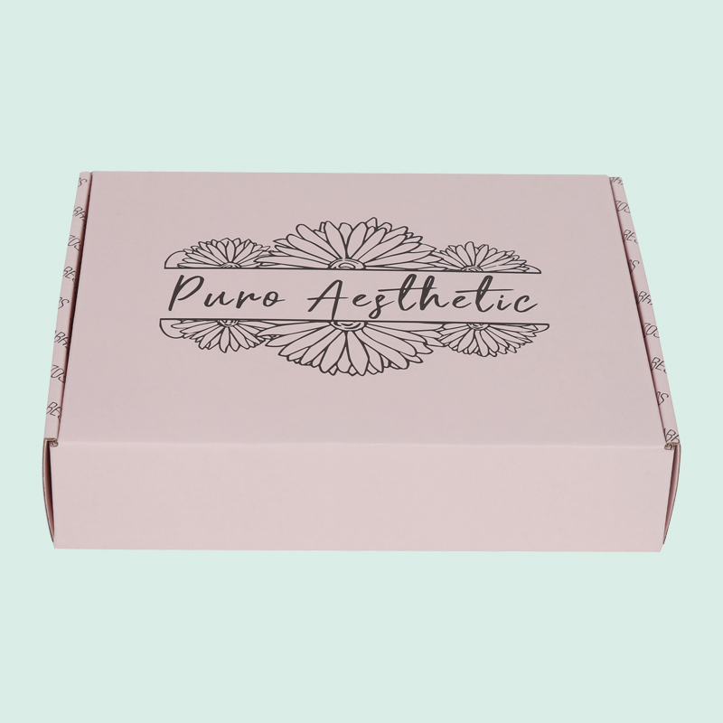 Custom wholesale pink mailer box foldable branded shipping boxes from IPACK box manufacturer 6