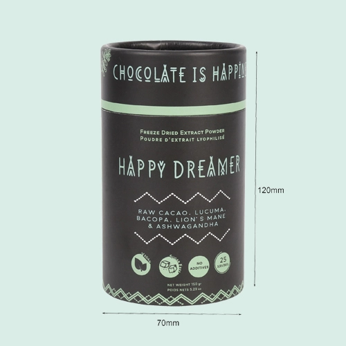 Custom recycled cardboard tubes paper tube box  manufacturing company ipack brand 1
