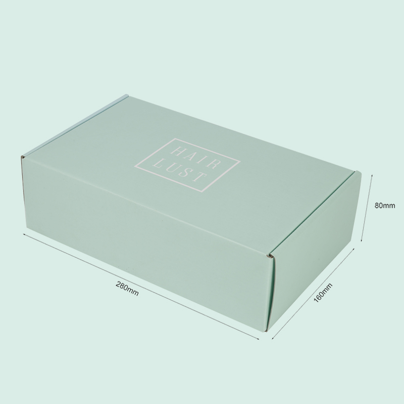 Custom wholesale green mailer box foldable flat pack shipping boxes from IPACK box manufacturer 1