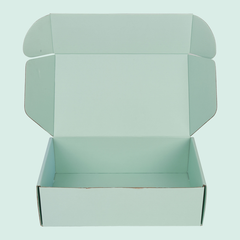 Custom wholesale green mailer box foldable flat pack shipping boxes from IPACK box manufacturer 5