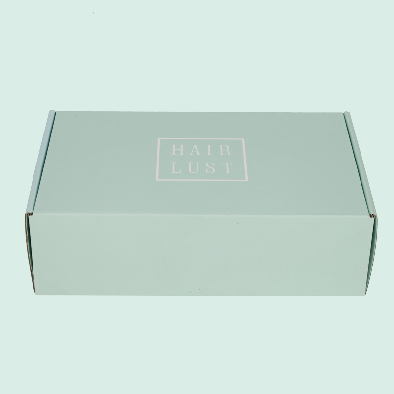 Custom wholesale green mailer box foldable flat pack shipping boxes from IPACK box manufacturer 7
