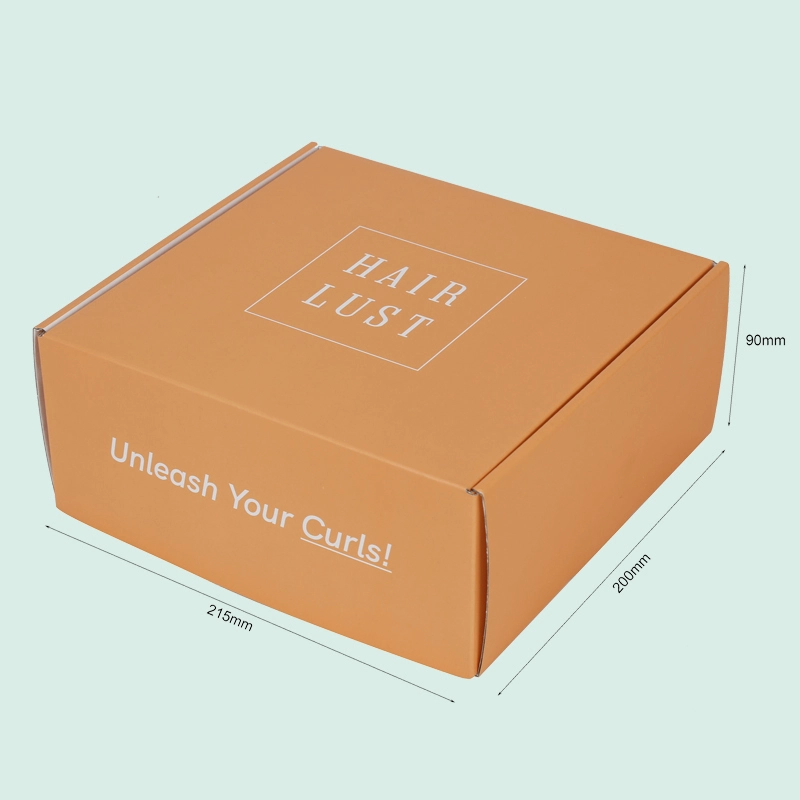 Custom wholesale colorful printing mailer box foldable flat pack shipping boxes from IPACK box manufacturer 1