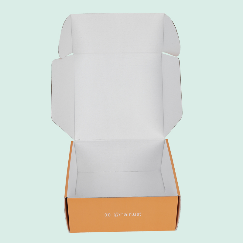 Custom wholesale colorful printing mailer box foldable flat pack shipping boxes from IPACK box manufacturer 6