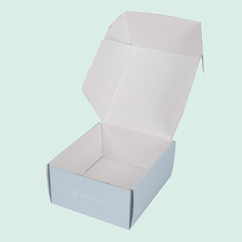 Custom wholesale colorful printing mailer box foldable flat pack shipping boxes from IPACK box manufacturer 5