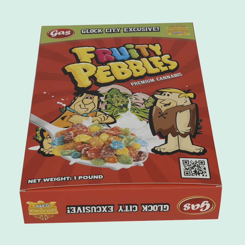 Caja de cereales con cartón impreso al por mayor, caja de ropa del fabricante de cajas IPACK 3