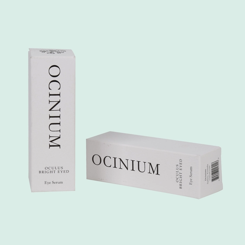 custom white paper card box eye serum box from IPACK  box manufacturer 1