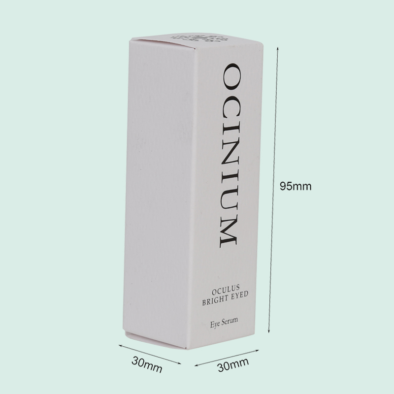 custom white paper card box eye serum box from IPACK  box manufacturer 2