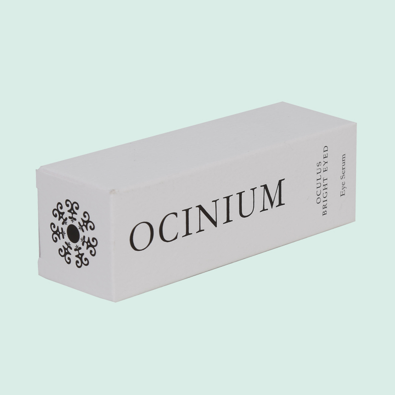 custom white paper card box eye serum box from IPACK  box manufacturer 3