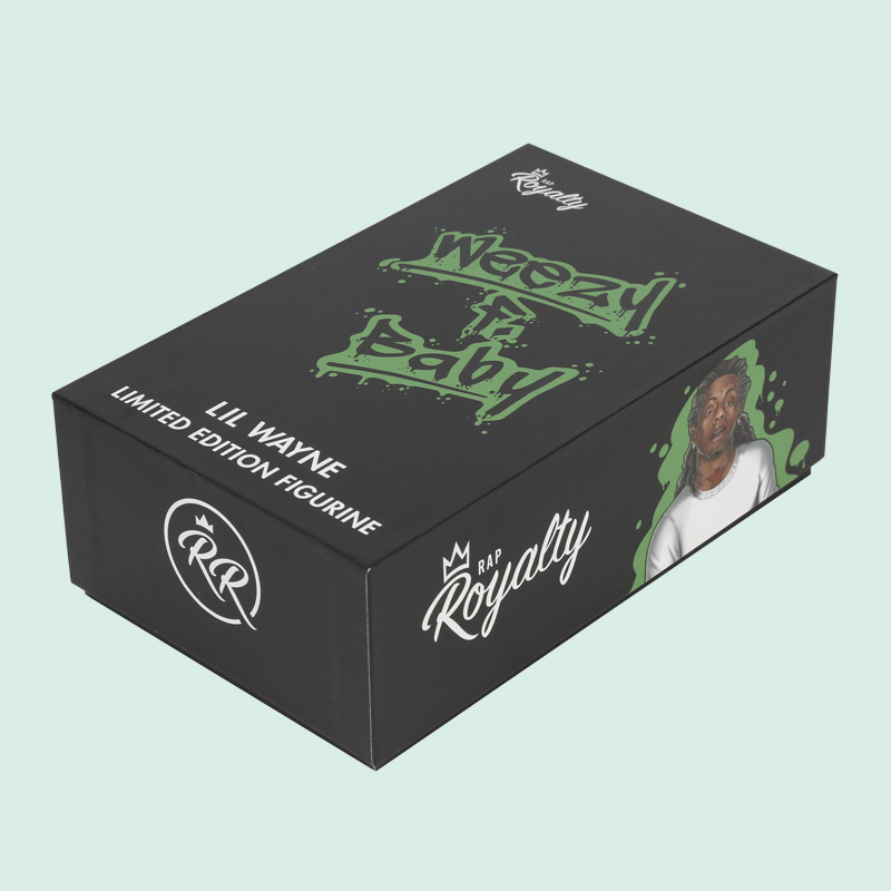High end Custom luxury black  rigid cardboard boxes lid and base box  high quality paper box from Ipack 4
