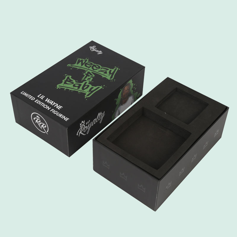 High end Custom luxury black  rigid cardboard boxes lid and base box  high quality paper box from Ipack 3