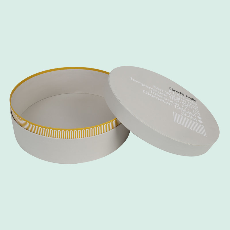 Flat paper tube packaging recycled cardboard tubes round paper tube box from Ipack brand 5