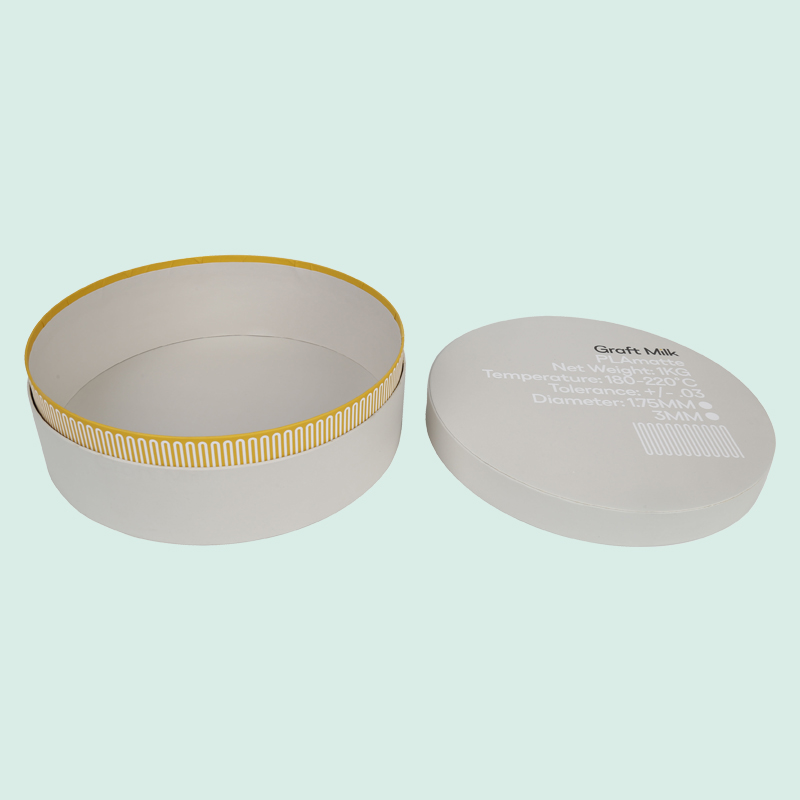 Flat paper tube packaging recycled cardboard tubes round paper tube box from Ipack brand 6