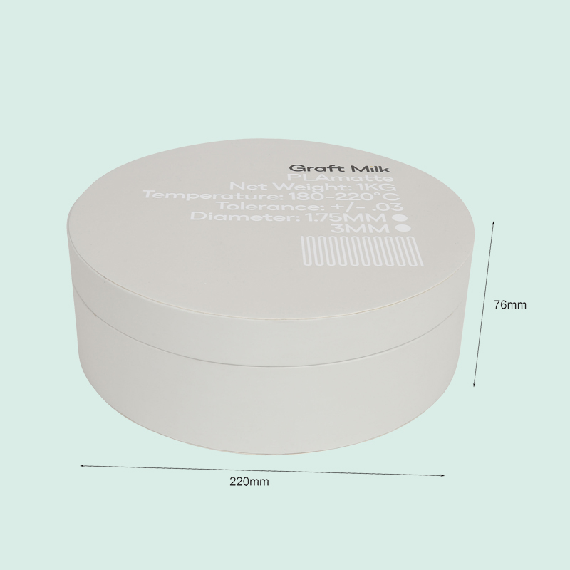 Flat paper tube packaging recycled cardboard tubes round paper tube box from Ipack brand 1