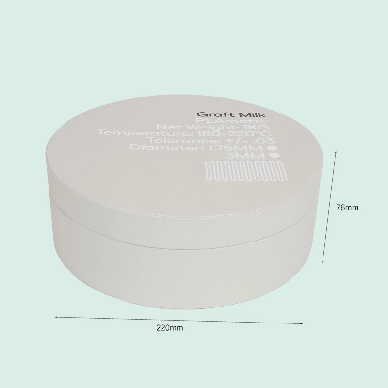 Flat paper tube packaging recycled cardboard tubes round paper tube box from Ipack brand 1