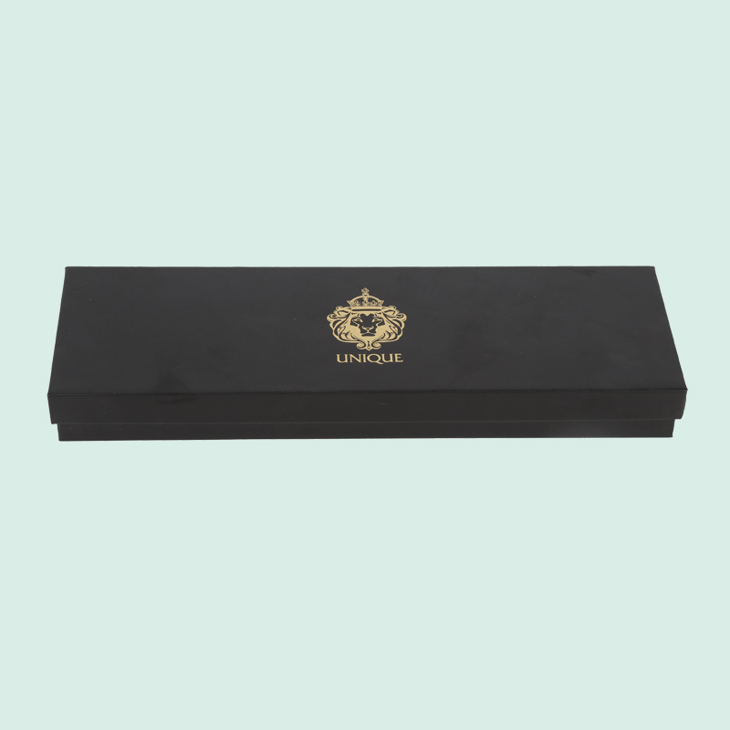 Custom luxury black  rigid cardboard boxes lid and base box  high quality perfume paper box from Ipack 3