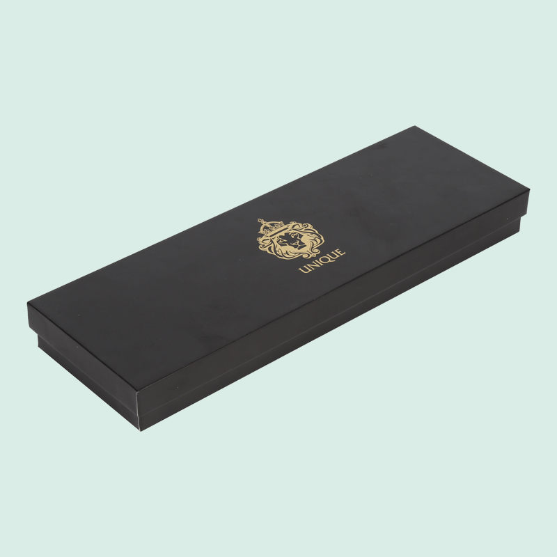 Custom luxury black  rigid cardboard boxes lid and base box  high quality perfume paper box from Ipack 4