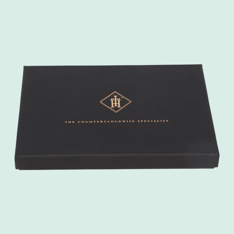 Cajas de cartón rígido negras personalizadas de lujo con tapa y base, caja para reloj de alta calidad del fabricante Ipack. 4
