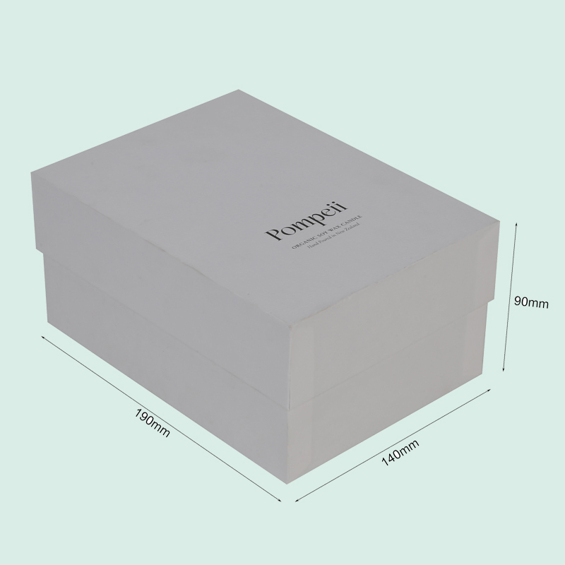 Good quality custom white lid base box candle box customize with your logo from Ipack 1