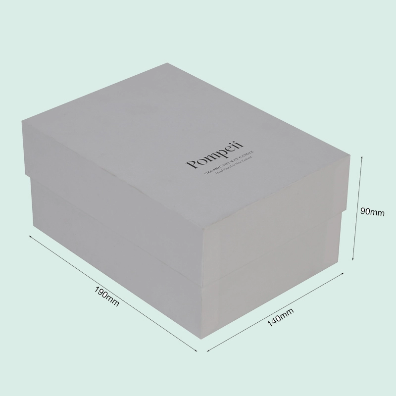 Good quality custom white lid base box candle box customize with your logo from Ipack 1