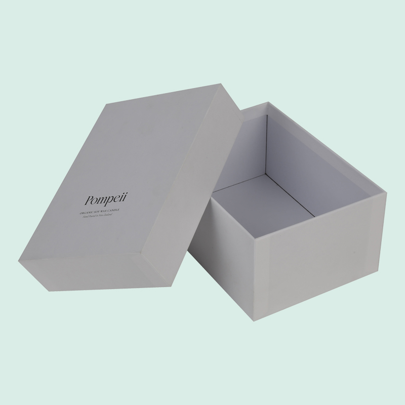 Good quality custom white lid base box candle box customize with your logo from Ipack 3