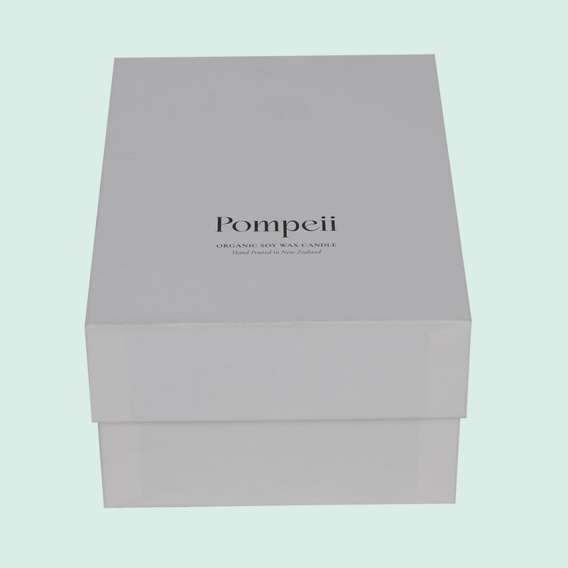 Good quality custom white lid base box candle box customize with your logo from Ipack 4