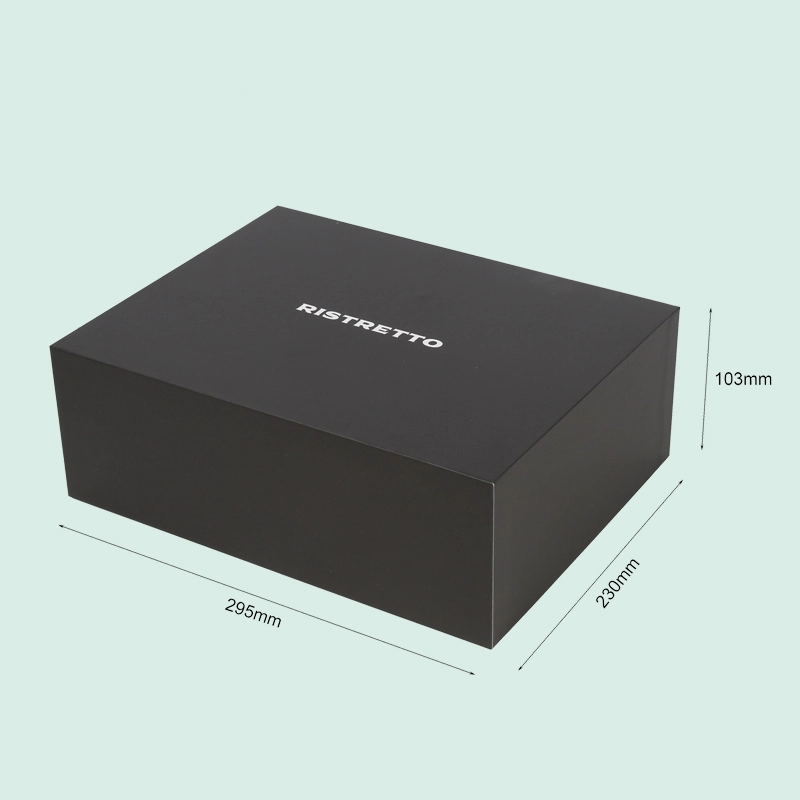 Custom Luxury black lid base box gift package customize with your logo from Ipack 1