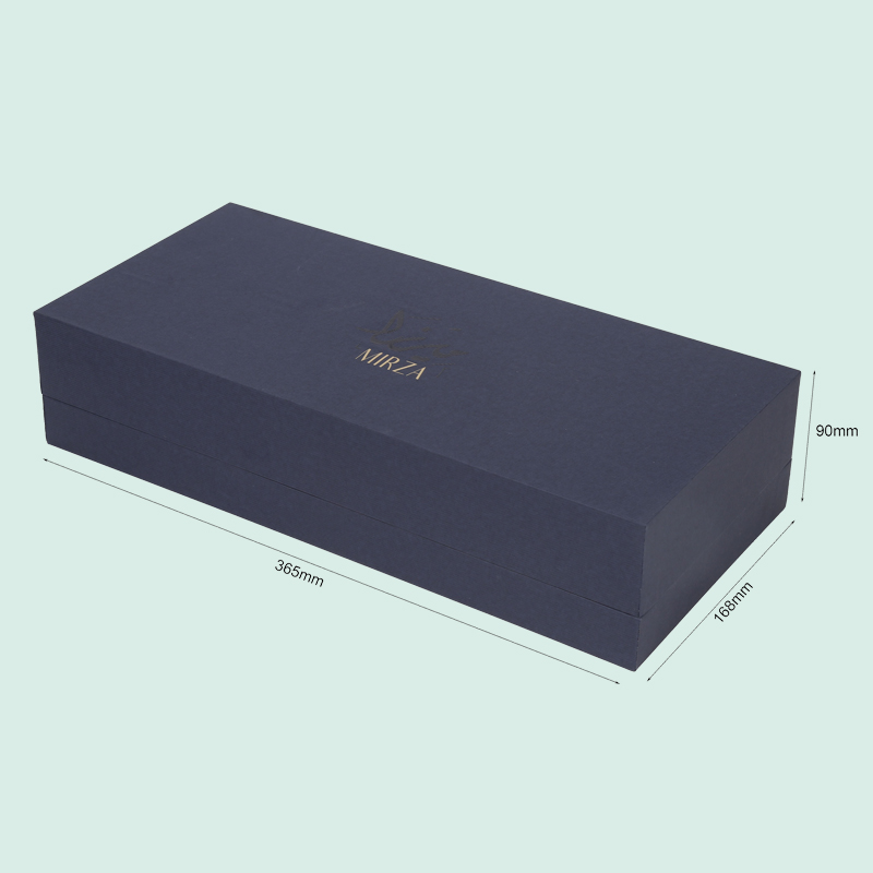Caja de regalo de chocolate con tapa azul de lujo personalizada, personalizada con su logotipo de la fábrica de Ipack 1