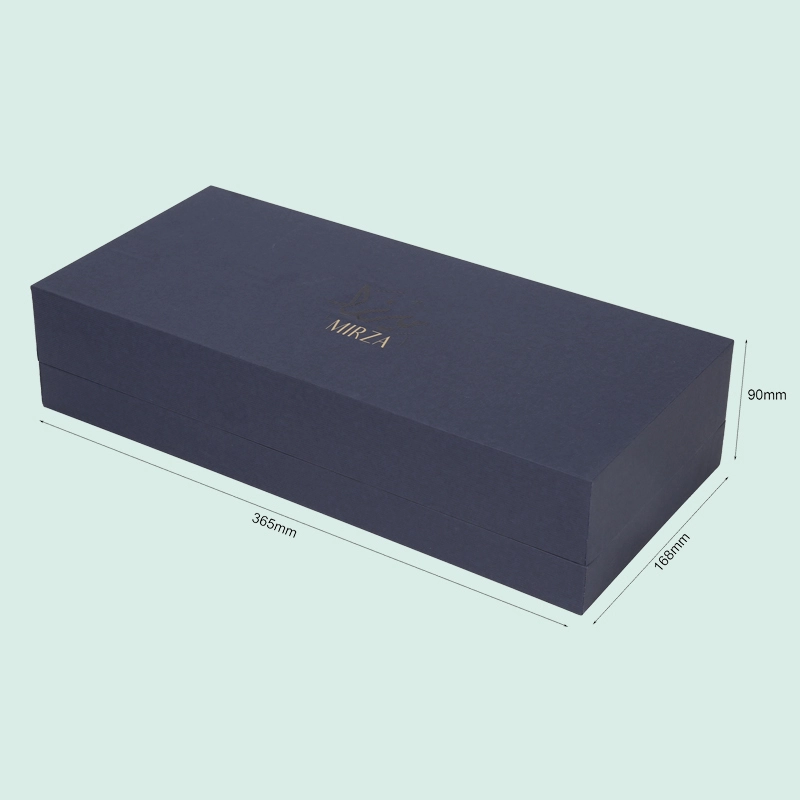 Custom Luxury blue lid base box chocolate gift package customize with your logo from Ipack factory 1