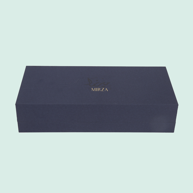 Caja de regalo de chocolate con tapa azul de lujo personalizada, personalizada con su logotipo de la fábrica de Ipack 4