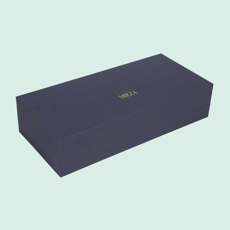 Caja de regalo de chocolate con tapa azul de lujo personalizada, personalizada con su logotipo de la fábrica de Ipack 5