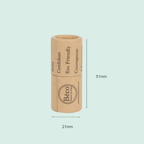 Customized lipstick packaging kraft cardboard tubes kraft paper tube box from Ipack brand 1