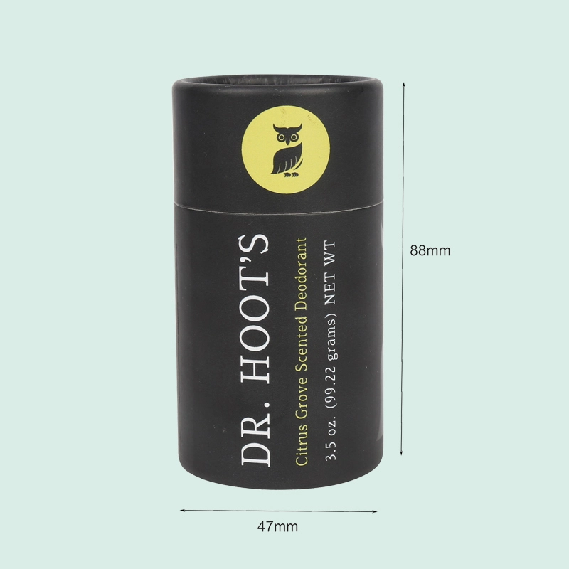 Customize recycled cylindrical box  paper cylinder packaging paper tube box from ipack brand 1