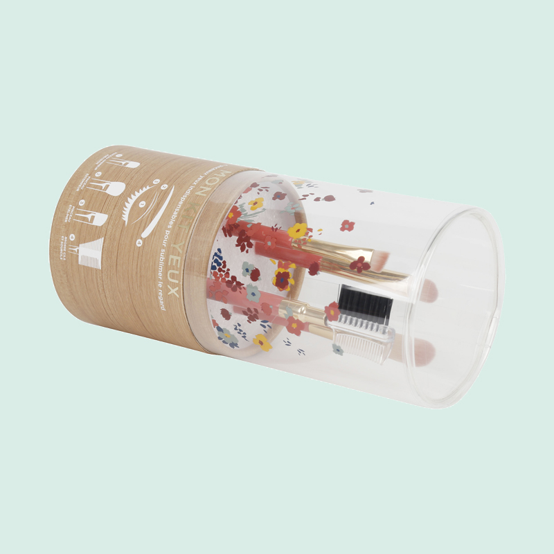 High quality paper tubes with transparent lid transparent paper tube box  from ipack company 2