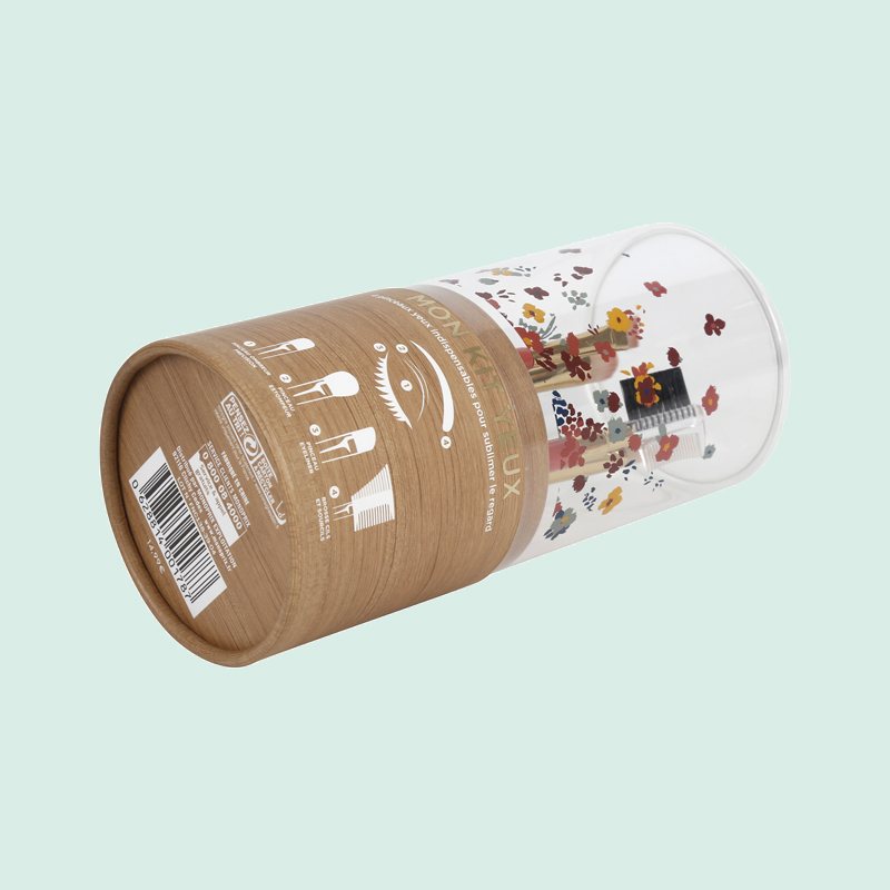 High quality paper tubes with transparent lid transparent paper tube box  from ipack company 4