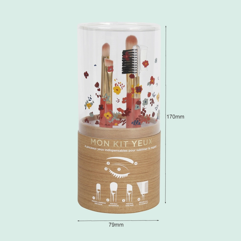 High quality paper tubes with transparent lid transparent paper tube box  from ipack company 1