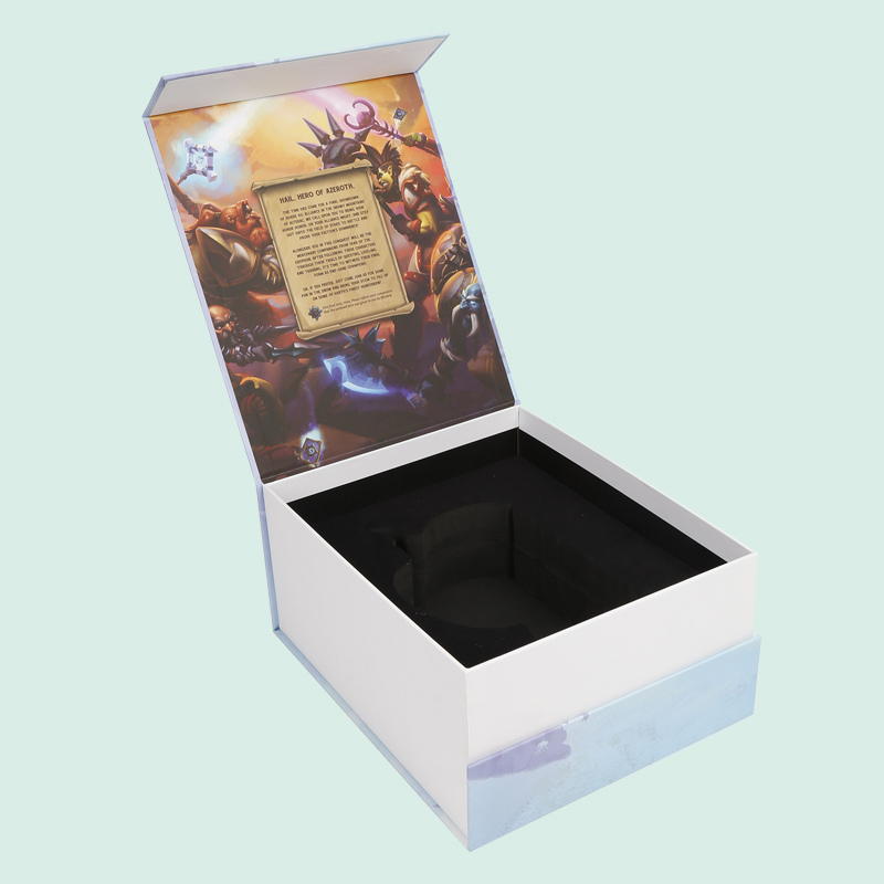 IPACK 공장에서 EVA 폼을 사용한 고급 맞춤형 자석 상자 선물 패키지 2